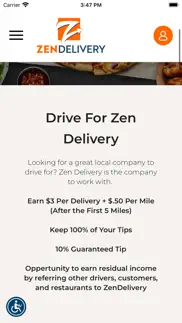zen delivery app iphone screenshot 3