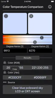 color temperature comparison iphone screenshot 3