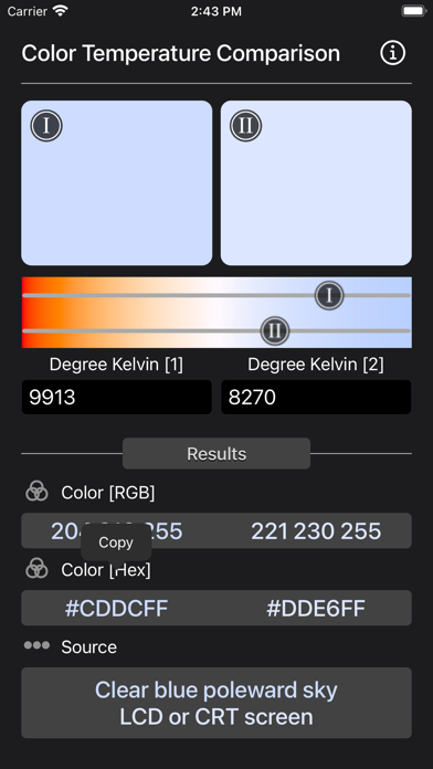 Color Temperature Comparisonのおすすめ画像3