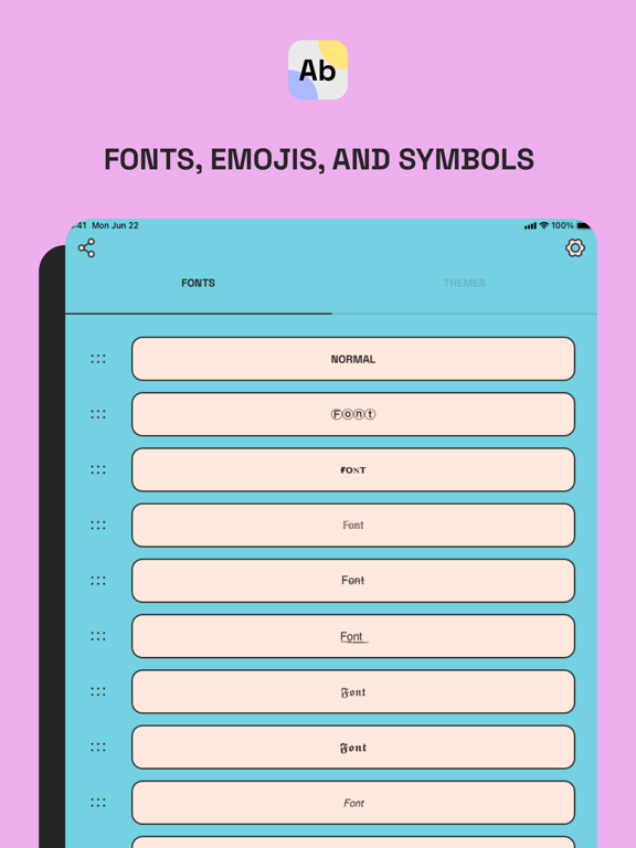 Keyboard Fonts Buddy for IG iPad screenshot 1 - Utilities app