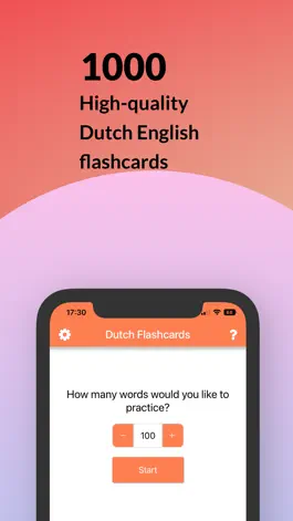 Game screenshot Dutch Flashcards - 1000 words mod apk
