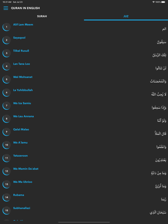 The Quran in English