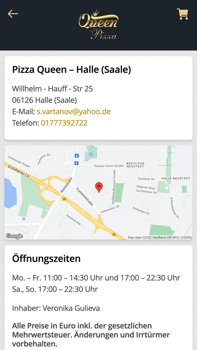 Pizza Queen Halle (Saale) Screenshot