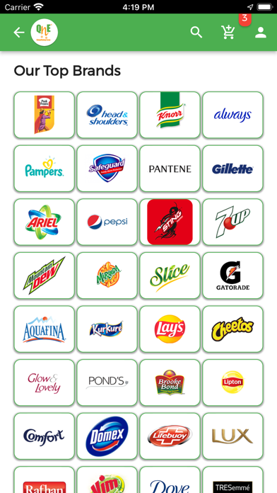 QnE - Online Grocery Store Screenshot
