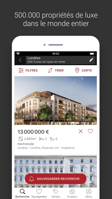 Screenshot #1 pour LuxuryEstate – Luxe immobilier