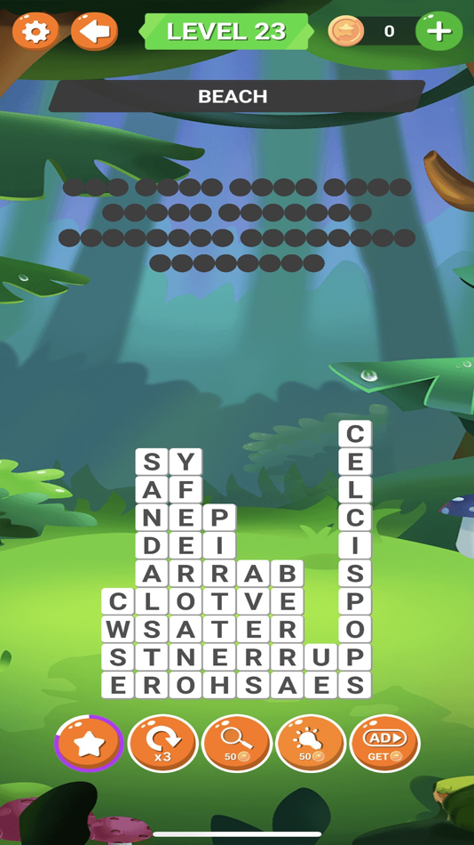 #8. Find Word Search Cross Connect (iOS) Podle: Prathed Sangwongvanit