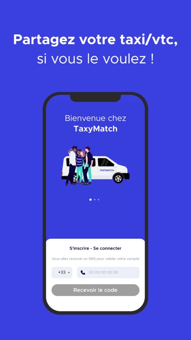 Screenshot #1 pour TaxyMatch - Taxi & VTC partagé