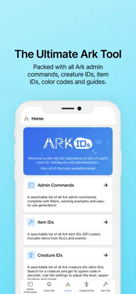 Game screenshot Ark IDs - Admin Commands & IDs apk