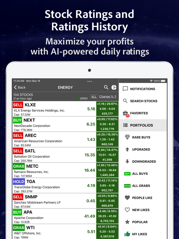 Screenshot #1 for StockRank Value Stocks Trading