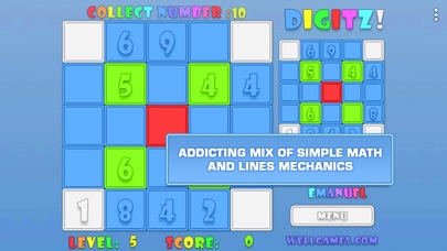 Lines of Digits: Fun Math Game Screenshot