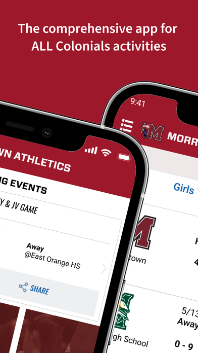 Morristown Athletics Screenshot