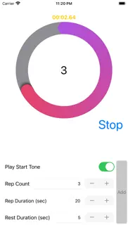 rep timer iphone screenshot 2