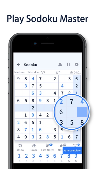 Sudoku Zero - Number puzzles Screenshot