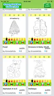 knowlekids coloring lite iphone screenshot 3