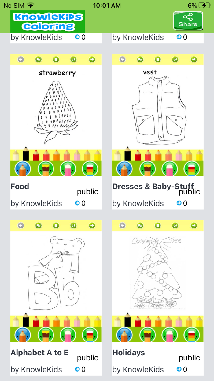 KnowleKids Coloring Lite