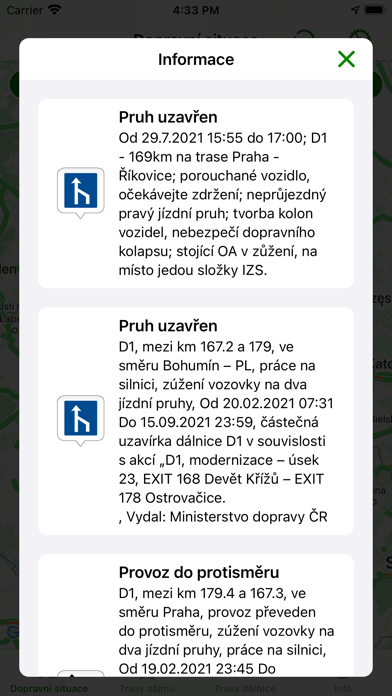Screenshot #2 pour Dopravní situace