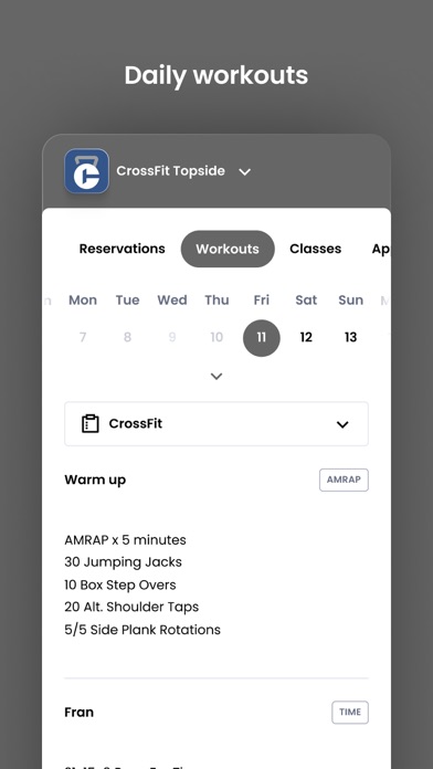CrossFit Topside Screenshot