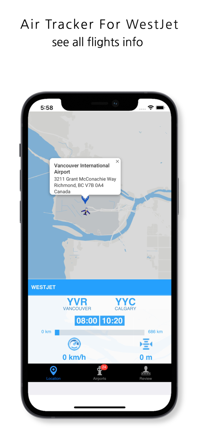 WJA  Tracker for WestJet