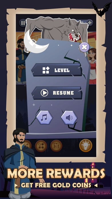 Word Games - Werewolf Romance Screenshot