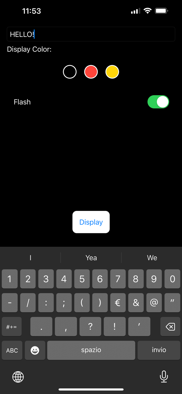 Display Text
