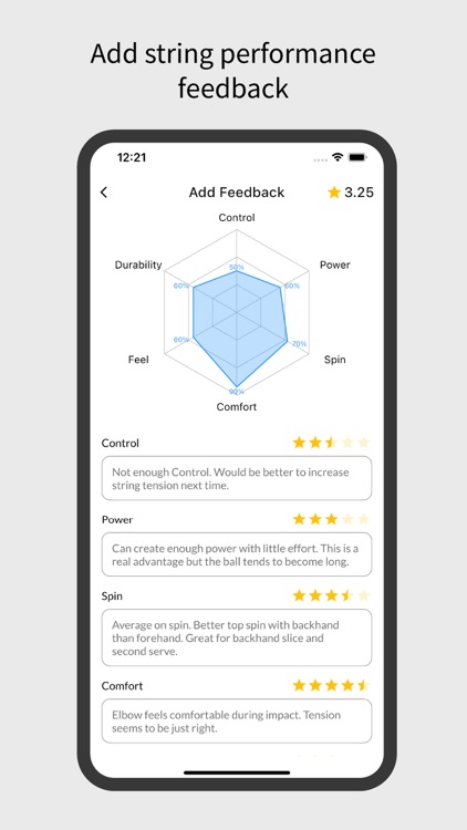 String GOAT - for tennis screenshot-3
