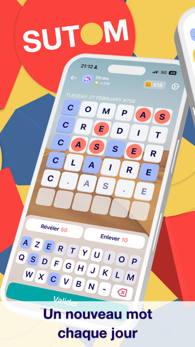 Sutom - Daily Word puzzles Screenshot