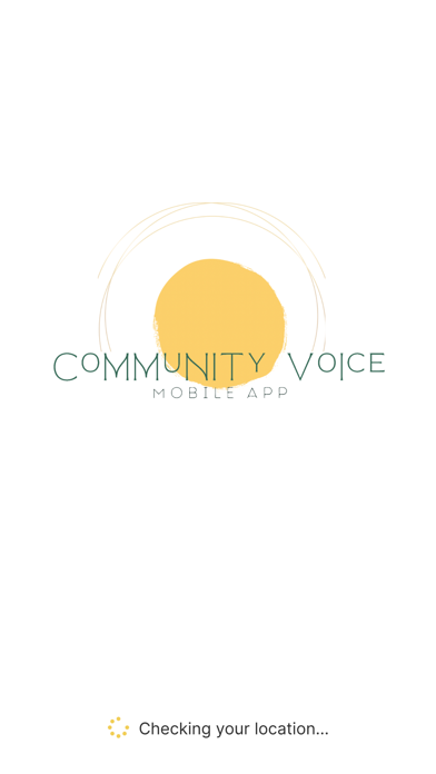 Community Voice Screenshot