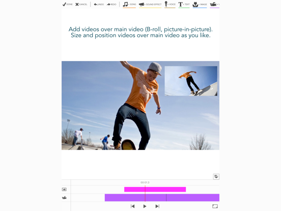 Videocraft - Video Editor Pro iPad app afbeelding 6