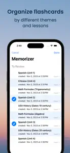 Memorizer: Learning Assistant screenshot #3 for iPhone