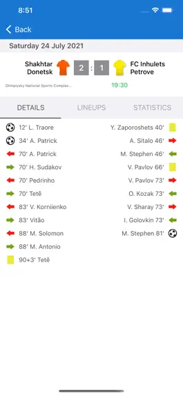 Game screenshot Ukrainian Premier League Live hack