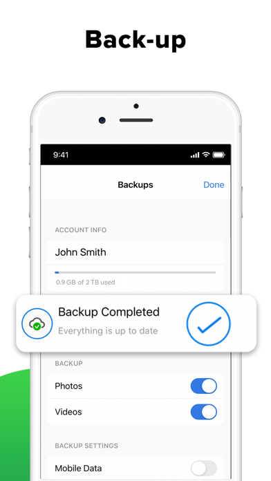 MobiDrive Cloud Storage & Sync Screenshot