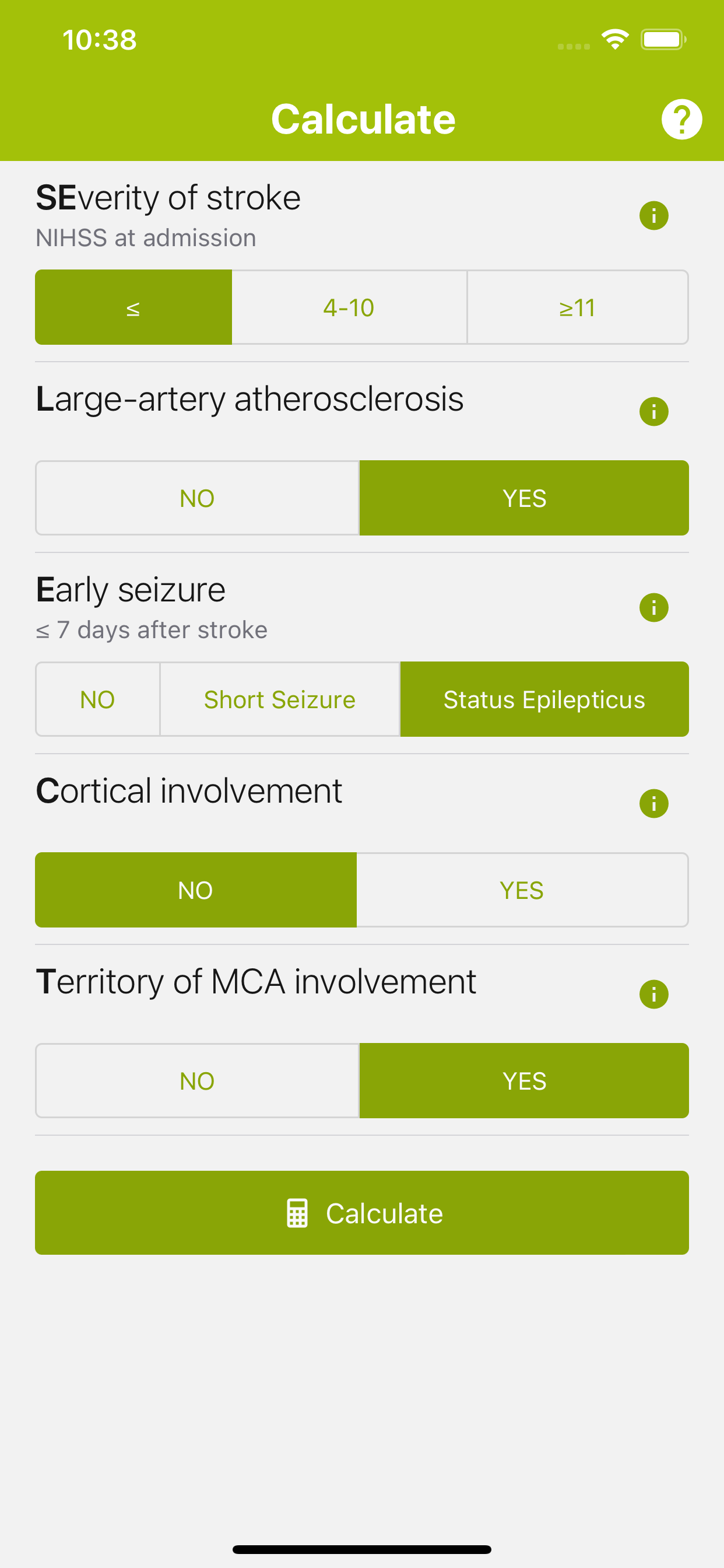SeLECT score
