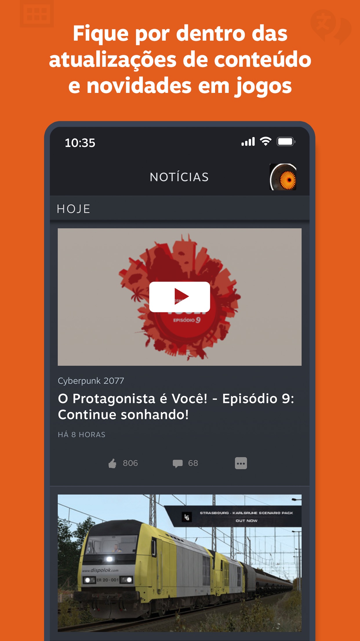 Screenshot do app Steam Mobile