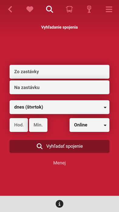 MHD Prešov Screenshot