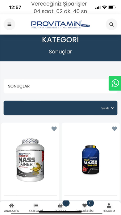 Provitamin Supplement&Fitness Screenshot