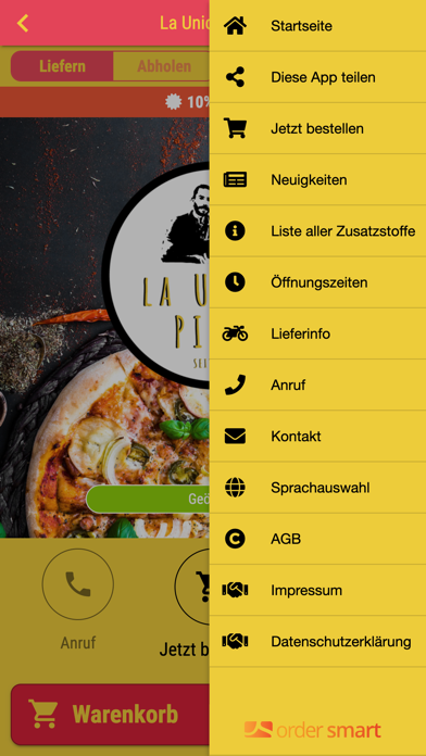 La Unica Pizza Screenshot