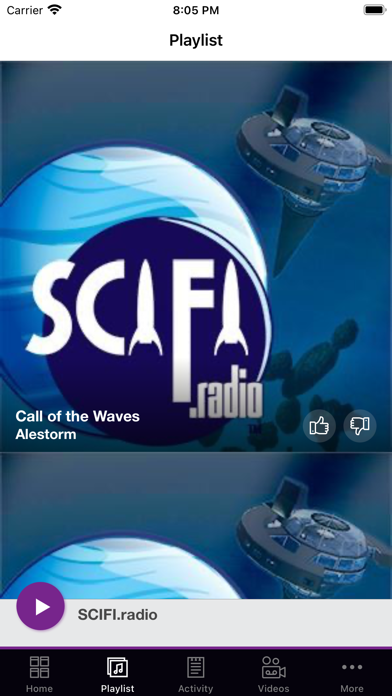SCIFI.radio Screenshot