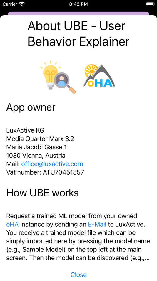 #3. UBE - User Behavior Explainer (iOS) 게시자: LuxActive KG