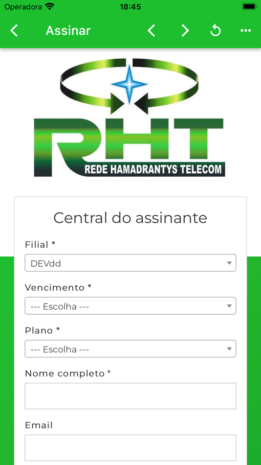 #2. RHT Telecom (iOS) 由: DFS SERVICOS DE TECNOLOGIA DA INFORMACAO LTDA