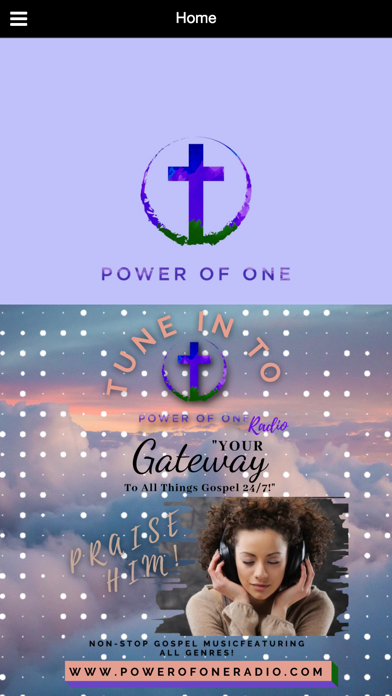 Power of One Radio Screenshot