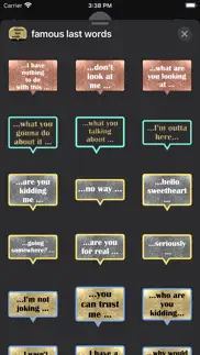 famous last words stickers problems & solutions and troubleshooting guide - 3