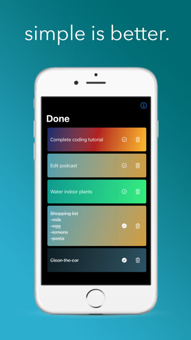 iTask - Minimalist ToDo List Screenshot