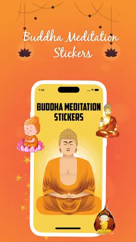 Game screenshot Buddha Meditation Stickers mod apk