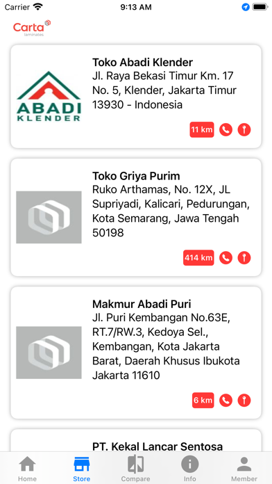E-Carta Screenshot