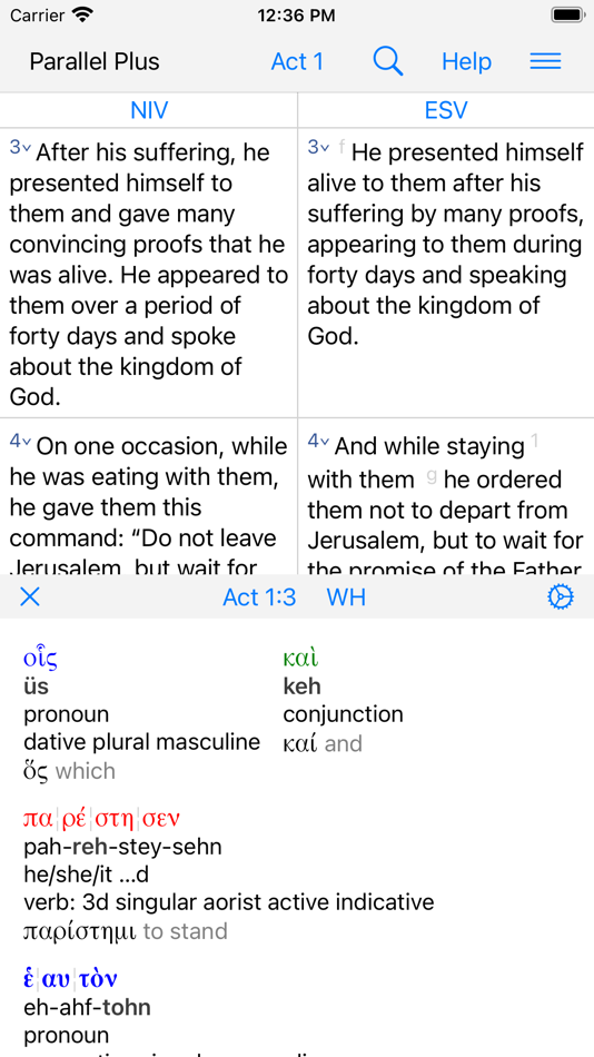 #3. PARALLEL PLUS Bible-study app (iOS) 由: Scripture Network