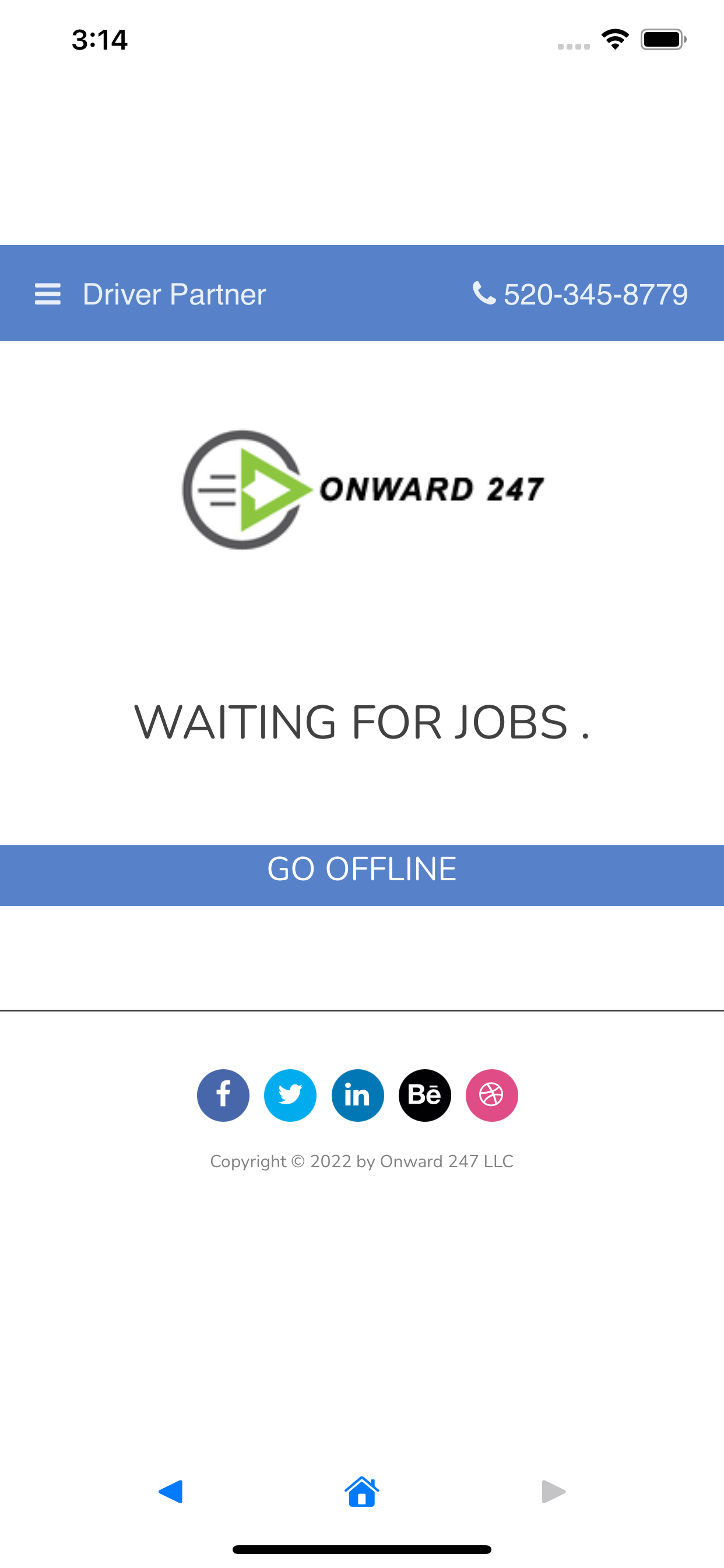 Onward 247 Driver App
