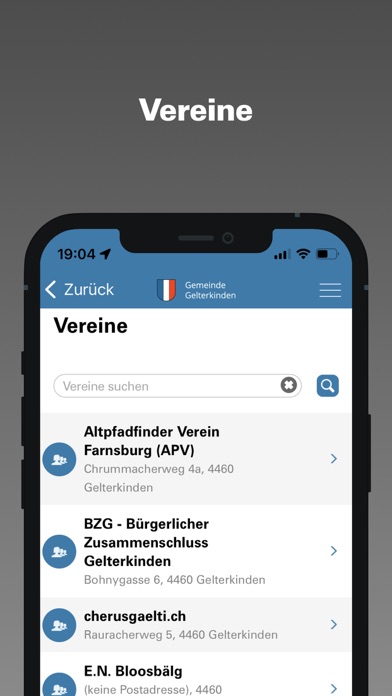 Gemeinde Gelterkinden Screenshot