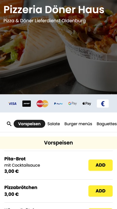Pizzeria Döner Haus Screenshot