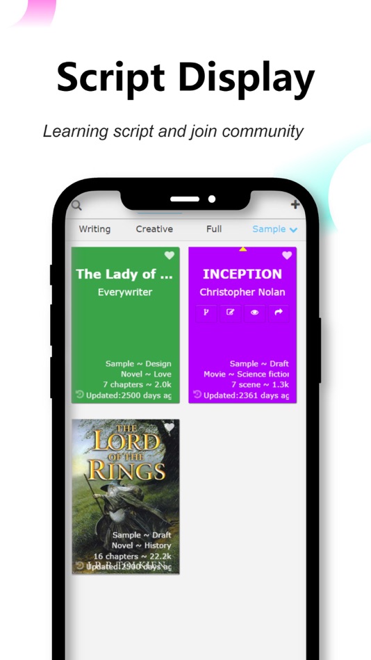 #2. Everyscript for screenwriter (iOS) Podle: 林争 付