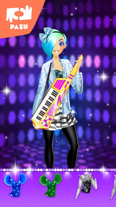 Makeup girls star dress up Screenshot